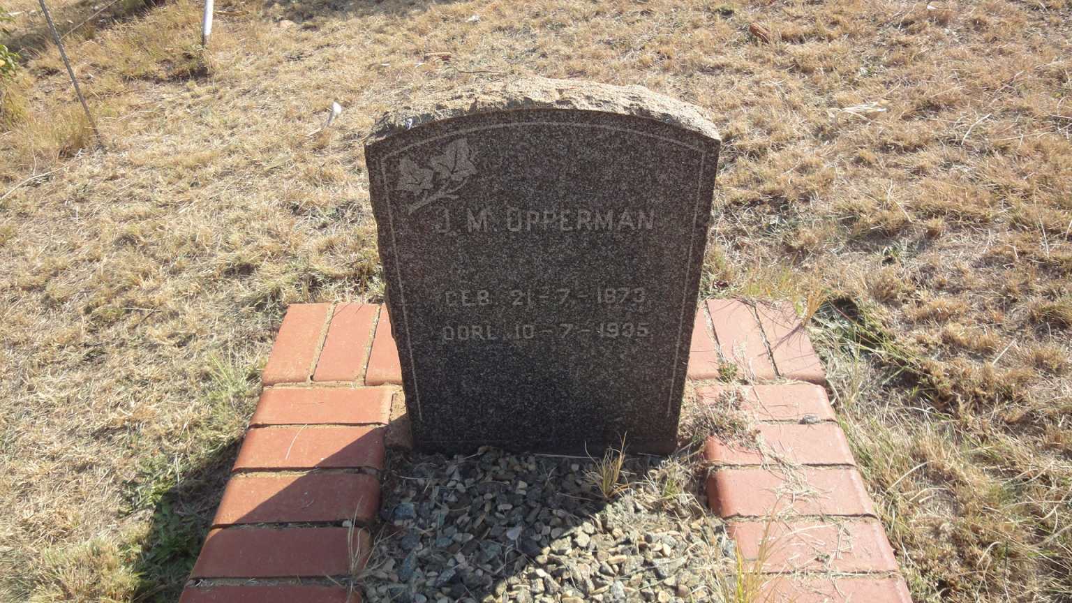 OPPERMAN J.M. 1873-1935