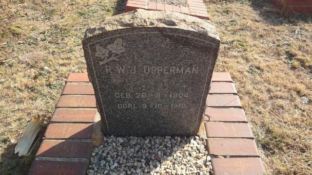 OPPERMAN R.W.J. 1904-1913