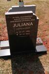 OOSTHUIZEN Juliana nee PRETORIUS 1952-2017