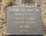MARTIN Cornelius 1909-1983