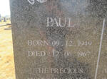 KLEINBOOI Paul 1949-1967 
