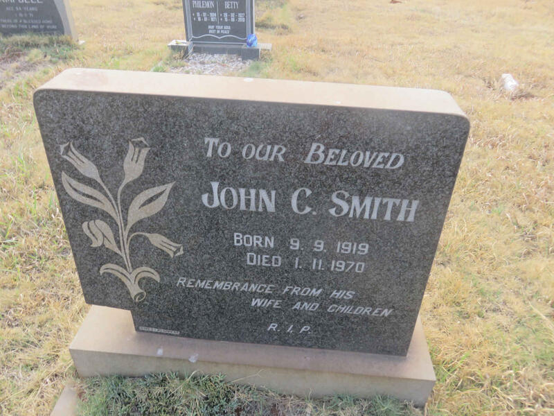 SMITH John C. 1919-1970