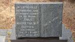 BOOYSEN Johannes Frederick 1910-1984 & Anna Magrietha M.P. CONRADIE 1912-1972