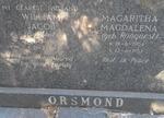 ORSMOND William Jacob 1903-1974 & Magaritha Magdalena RONQUEST 1904-1953