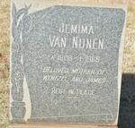 NUNEN Jemima, van 1908-1965