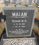 MALAN Susanna M.G. 1913-1986