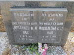 RAS Johannes M.N. 1911-1984 & Magdalena C.J. 1915-1993
