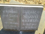 ? Elizabeth Susanna Magrietha 1927-2004