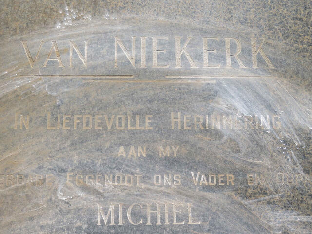 NIEKERK Michiel, van 1922-1984 & Isabella 1924-2008