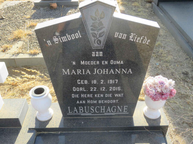 LABUSCHAGNE Louwrens Abraham 1912-1999 & Maria Johanna 1917-2015