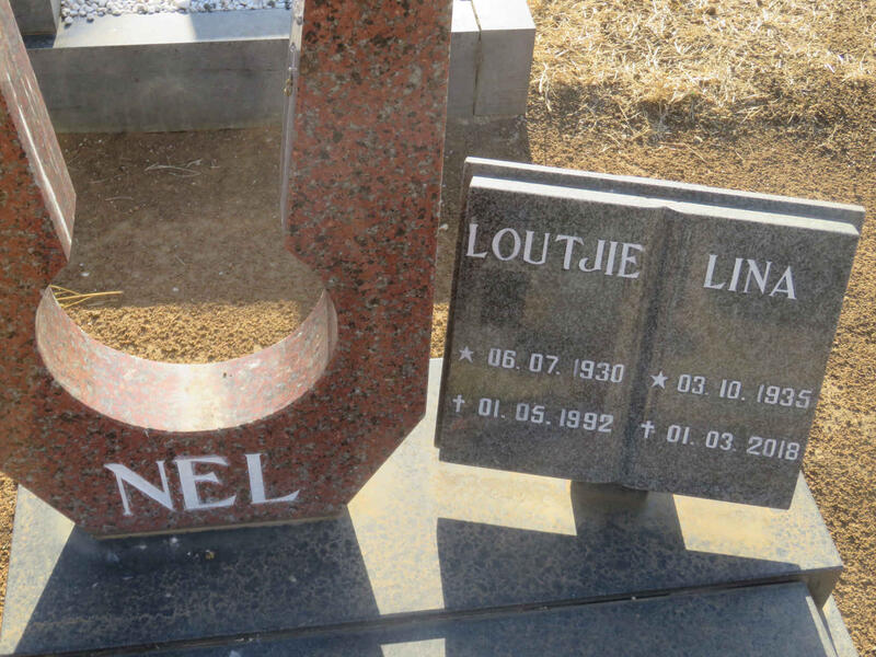 NEL Loutjie 1930-1992 & Lina 1935-2018