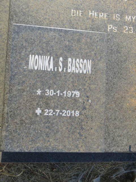 BASSON Monica S. 1979-2018