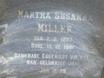 MILLER Martha Susanna 1927-1981