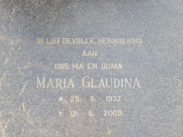 ? Maria Glaudina 1937-2009