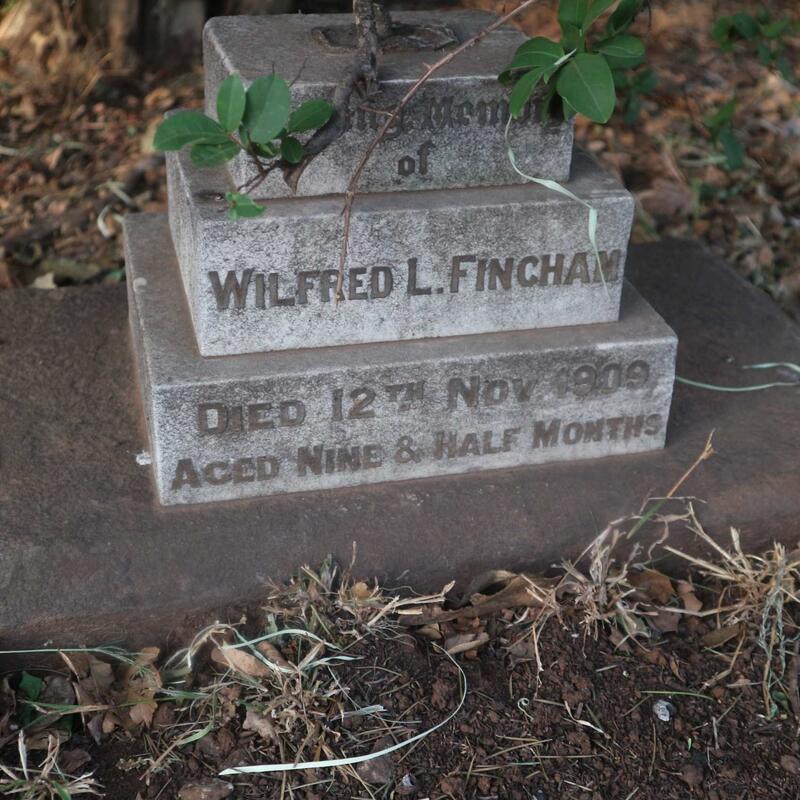 FINCHAM Wilfred L. -1909
