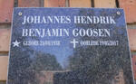 GOOSEN Johannes Hendrik Benjamin 1938-2017