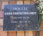 SMIT Anna Christina 1930-2013