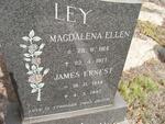 LEY James Ernest 1914-1997 & Magdalena Ellen 1914-1977