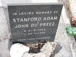PREEZ Stanford Adam John, du 1953-1991