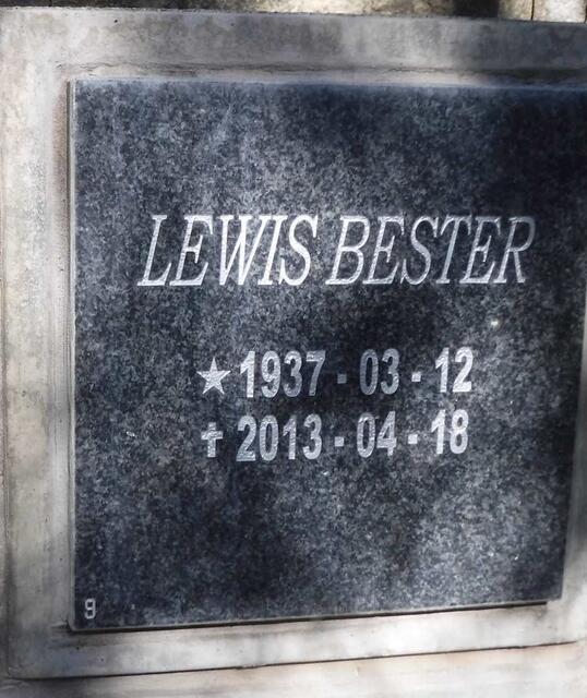 BESTER Lewis 1937-2013