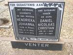 VENTER Daniel Nicolaas Christian 1909-1987 & Hendrieka Johanna LE ROUX 1903-1972