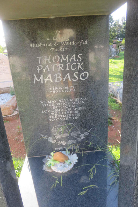 MABASO Thomas Patrick 1965-2010