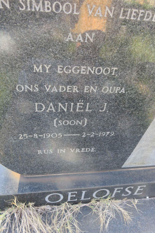 OELOFSE Daniel J. 1905-1979