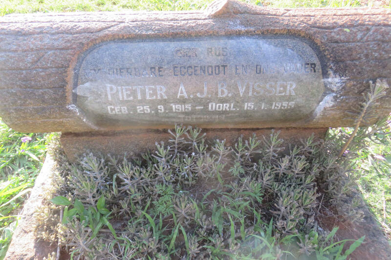 VISSER Pieter A.J.B. 1915-1955