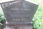 RIJ Henry Thomas, van 1910-1983