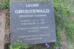 GROENEWALD Leone previously GARDNER 1918-1998