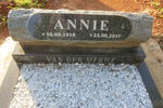 MERWE Annie, van der 1918-2017