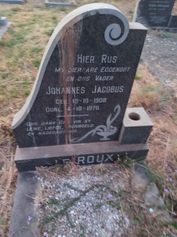 ROUX Johannes Jacobus, le 1908-1970