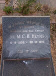 HEYNS M.C.B. 1909-1970