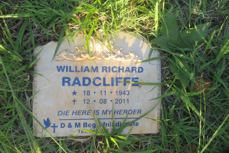 RADCLIFFE William Richard 1943-2011
