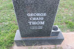 THOM George Craig 1926-2008 & Franci 1931-1986