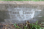 CROUS Fanie 1950-1952