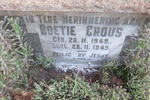 CROUS Boetie 1949-1949