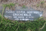 GROENEWALD Petrus Albertus 1894-1978 & Jacoba Maria Gertruida VAN ROOYEN 1907-1989