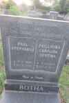 BOTHA Paul Stephanus 1895-1958 & Phillipina Carolina Gertina 1905-1975