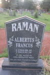 RAMAN Albertus Francus 1964-2012
