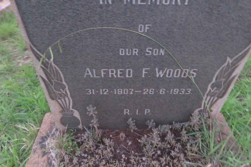 WOODS Alfred F. 1907-1933