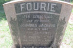 FOURIE Johannes Jacobus 1868-1953 & Elizabeth S.S. MULLER 1888-1940