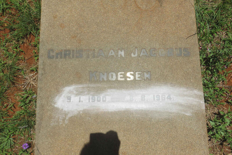 KNOESEN Christiaan Jacobus 1900-1964
