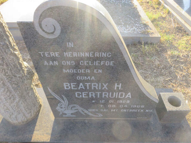 VERMAAK Beatrix H. Gertruida 1929-1986