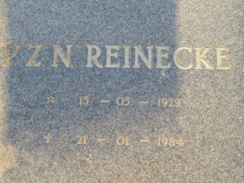 REINECKE P.Z.N. 1929-1984