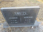 SMUTS Jannie 1912-1990 & Miriam 1917-1981
