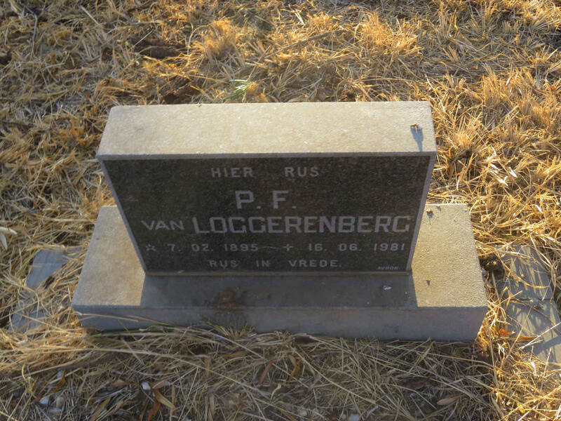 LOGGERENBERG P.F., van 1895-1981