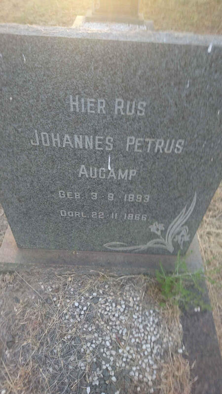 AUCAMP Johannes Petrus 1893-1966