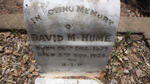 HUME David M. 1873-1925