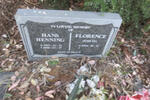 HENNING Hans 1917-2008 & Florence ENSLIN 1924-